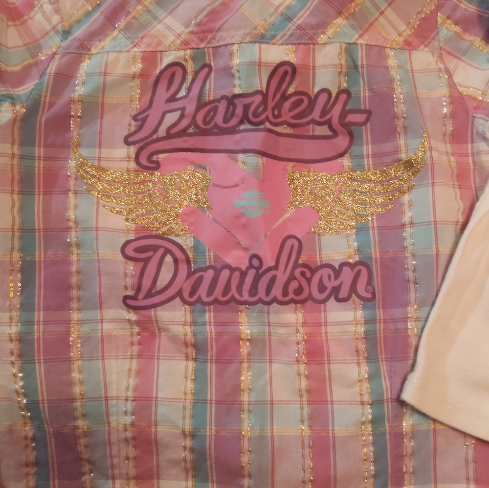 Harley Davidson 5T t-shirt and blouse - Picture 3 of 4